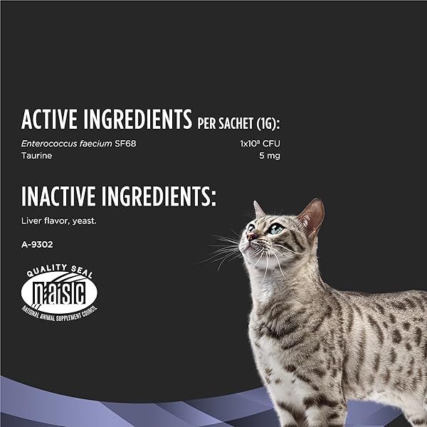 PURINA PRO PLAN VETERINARY SUPPLEMENTS FORTIFLORA CAT PROBIOTIC SUPPLEMENT FOR CATS WITH DIARRHEA – 30 CT. BOX