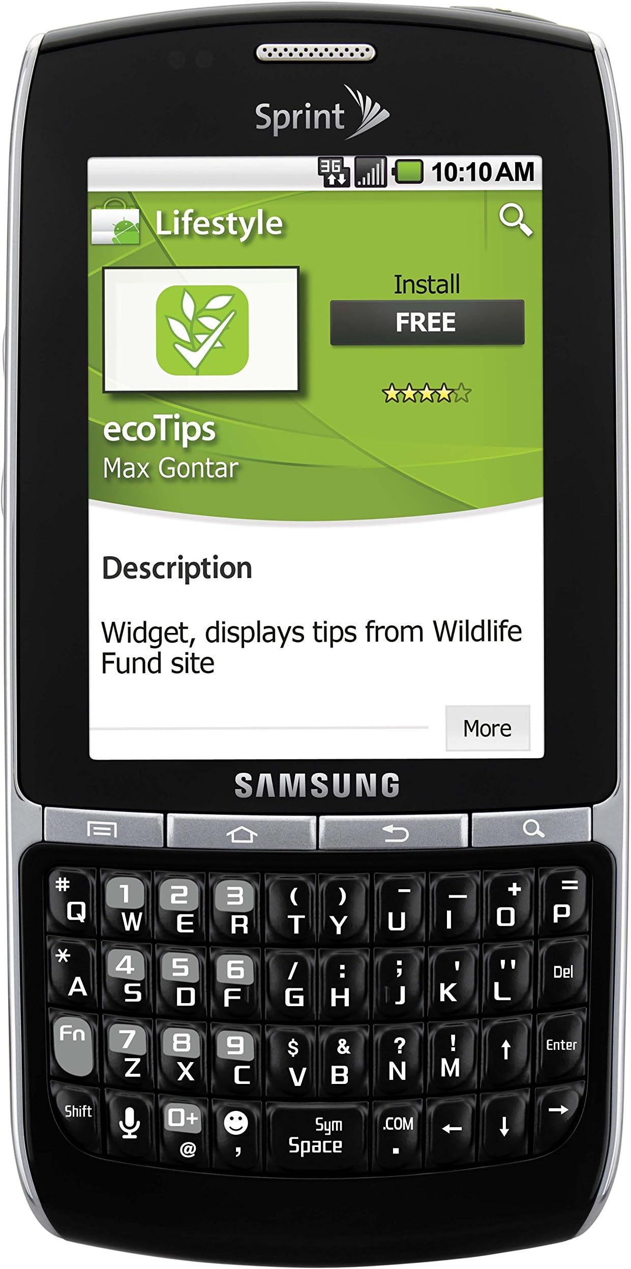 New Sprint Samsung Replenish M580 No Contract CDMA QWERTY Android Smartphone