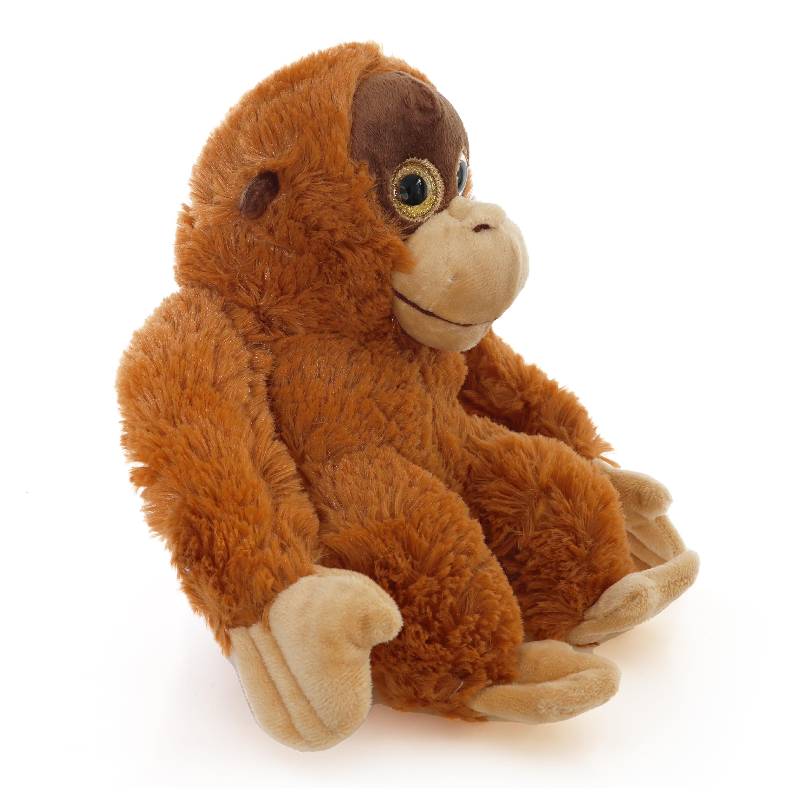 FURRY PLANET TOYS Soft Toy Plush Animal Kingdom 21cm Cute Cuddly Zoo Jungle Woodland Farm (Monkey Orangutan)