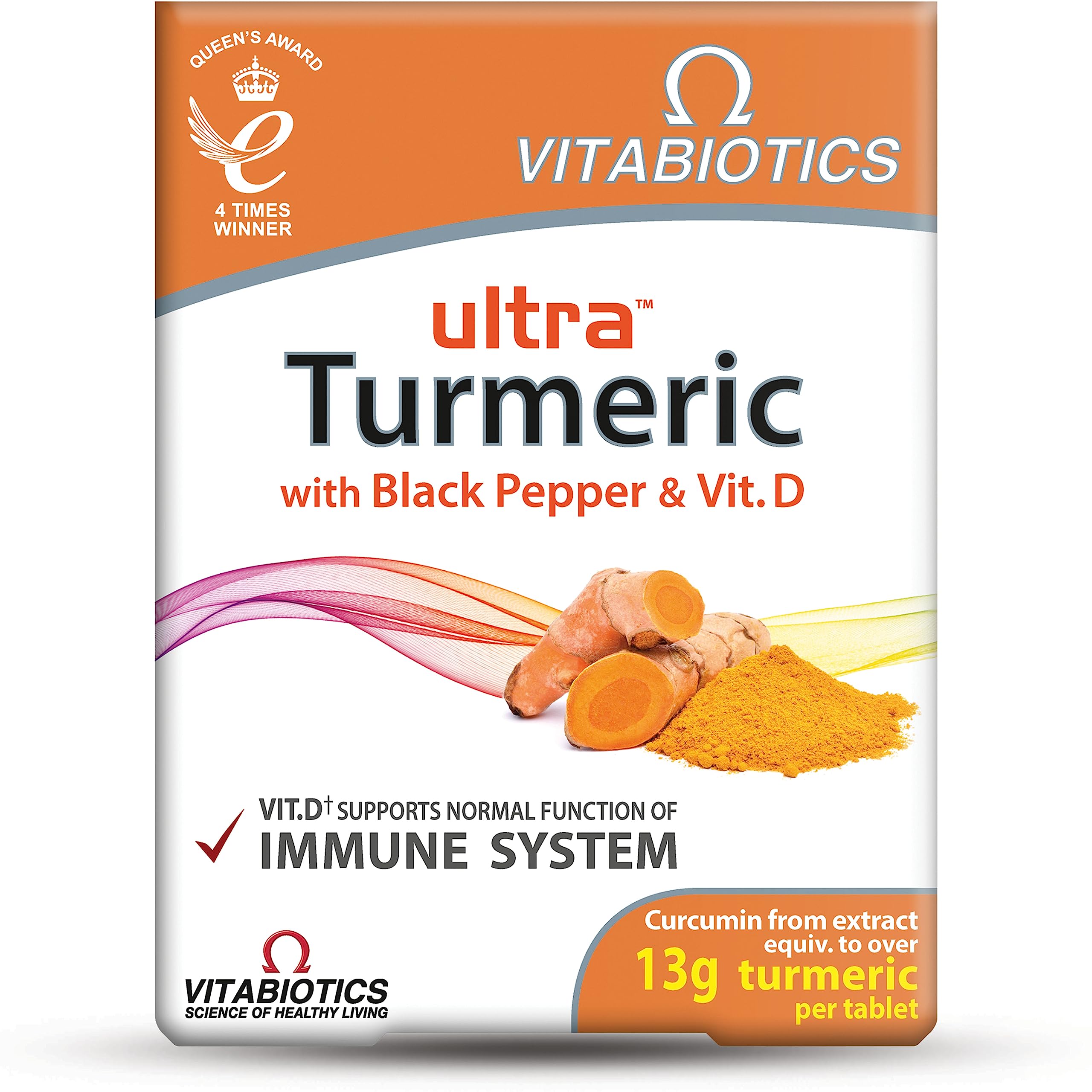Turmeric and Black Pepper Capsules, Vitabiotics Ultra