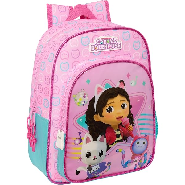 FUZZYFIT 17 Inch Kids Backpack For School - Lightweight Cartoon Bookbag For Boys, Water-Resistant, Multiple Pockets