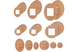 120pcs Round & Oval Bandages for Face, Elastic Fabric Flexible Adhesive Spot Small Dot Skin Friendly for Nose Hands & Delicat