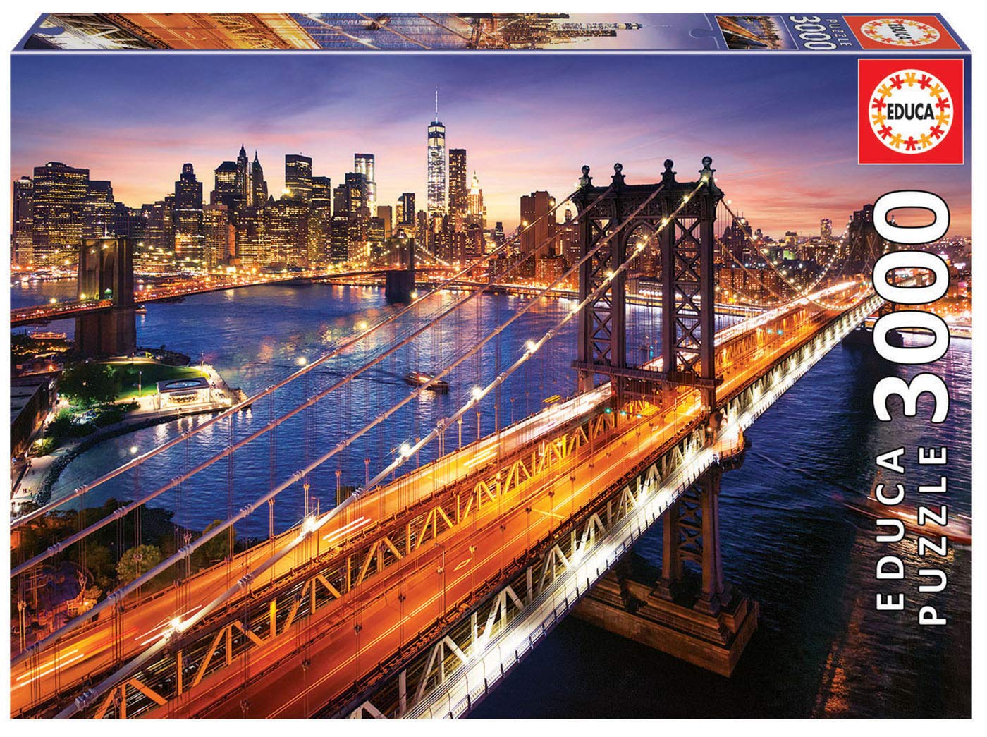 Educa Borrás 18508 Educa Borras Brooklyn Bridge 3000 Piece Jigsaw Puzzle