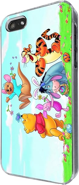 Personnages Disney Winnie Bourriquet Tigrou Porcinet Dessin Anime Motif Cool Fun Iphone 4 4s Coque Arriere Cadre Transparent Mancia Ltd Amazon Fr High Tech