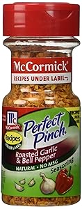 McCormick Perfect Pinch roasted garlic & bell pepper seasoning, 2.37-oz, plastic shaker