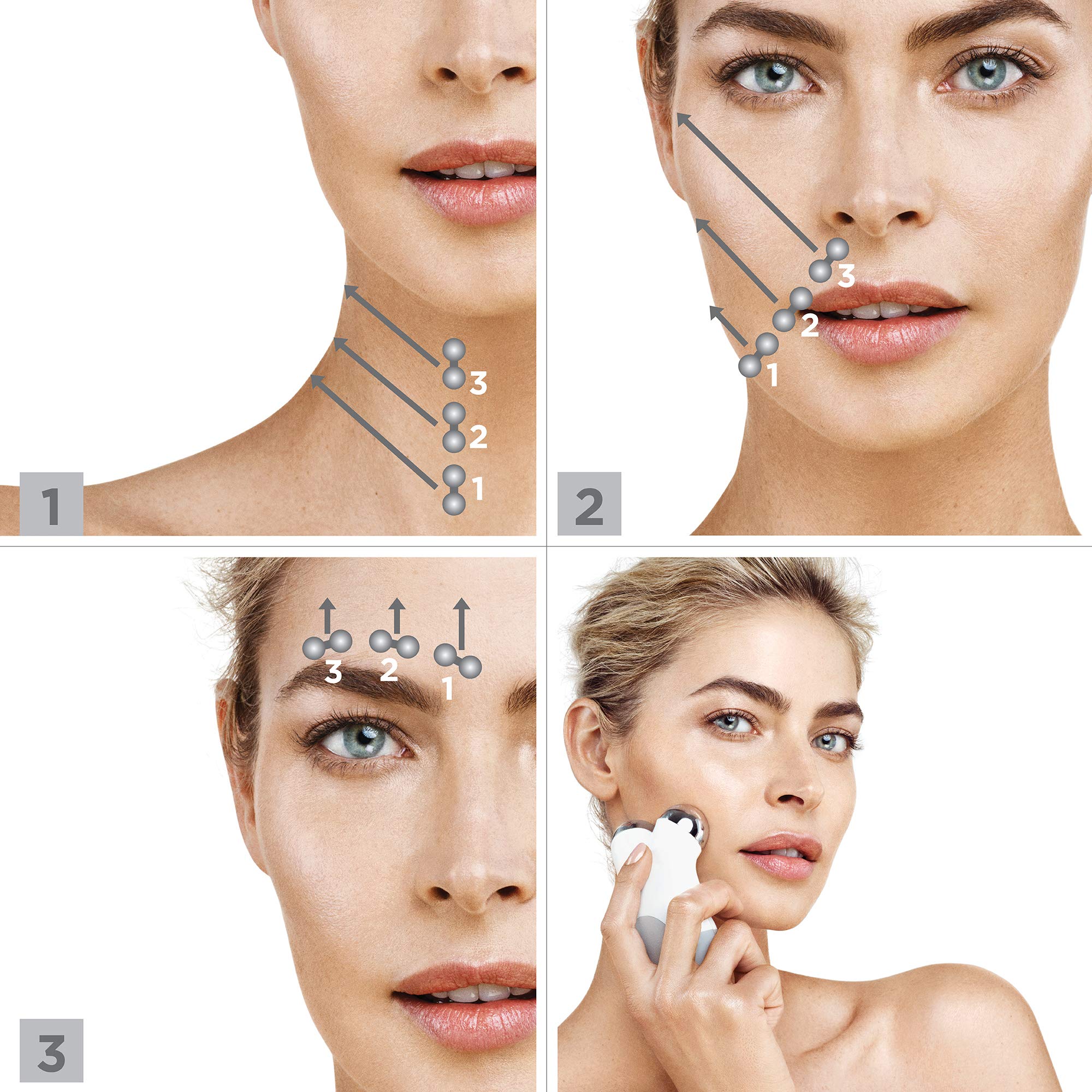 NuFACE Mini Petite Facial Toning Device | Mini Device + Hydrating Leave