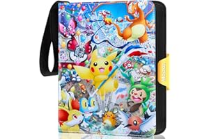 MOIZAZ 𝗠𝗼𝗶𝘇𝗮𝘇 Card Binder 9 Pocket 900 Pockets Trading Card Binder with 50 Page Removable Sleeves For Game Cards Zipper Card Album Collector Card Album Suitable for MTG TCG (color)