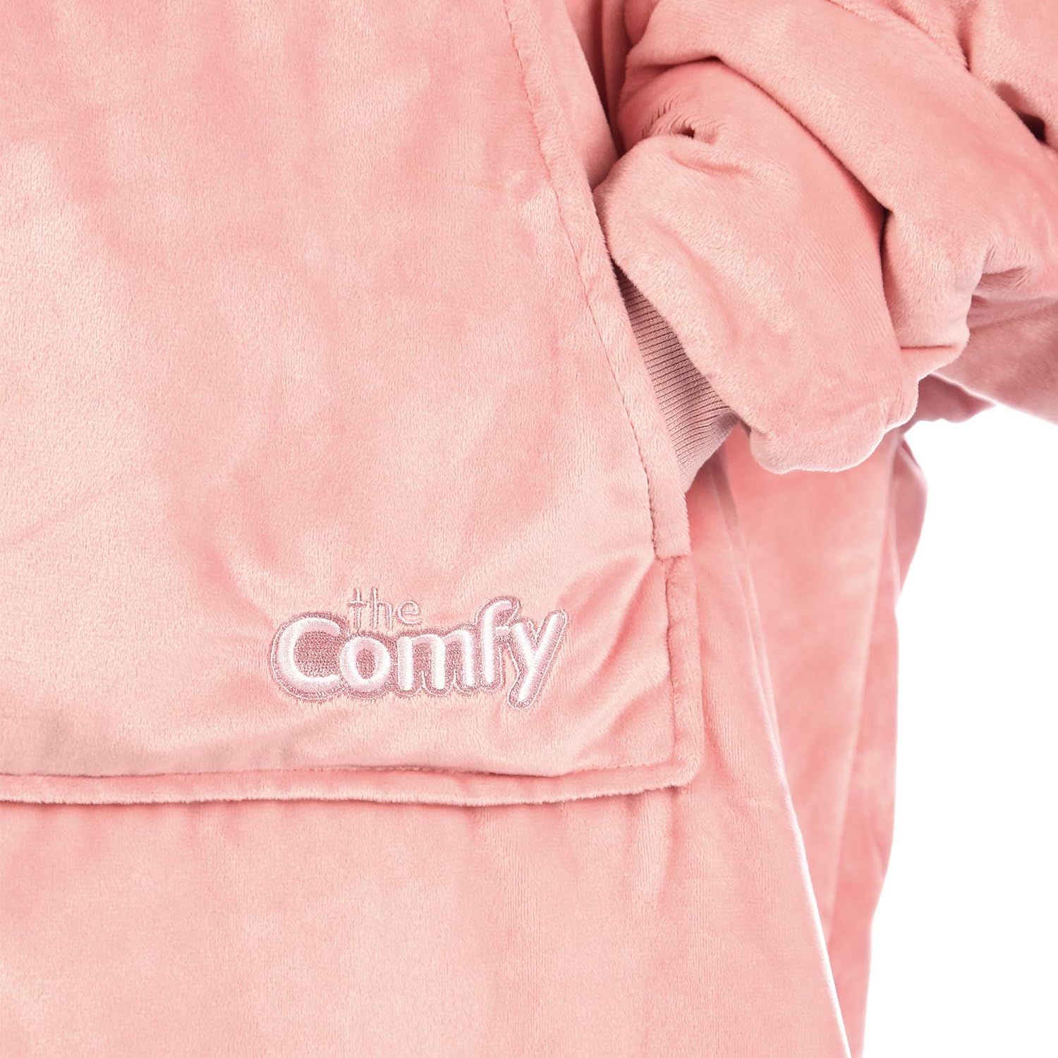 THE COMFY Original| Oversized Microfiber & Sherpa Wearable Blanket, Seen On Shark Tank, One Size Fits All: Home & Kitchen