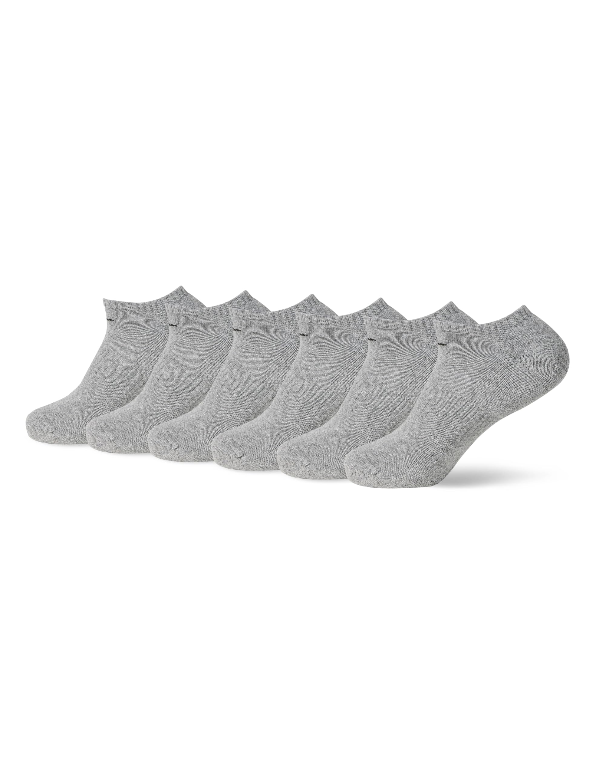 Photo 1 of Nike Unisex Everyday Cushioned Training No-Show Socks (5 Pairs), Carbon Heather/Black, Medium