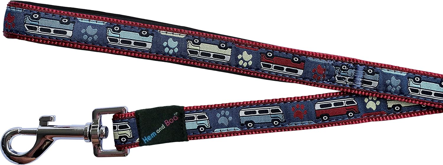 Hem and Boo Camper Van Classic Dog Lead Large