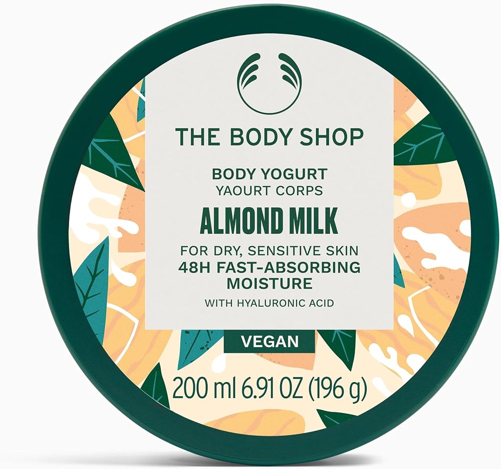 The Body Shop Almond Milk Body Yogurt 200ml Fast-Absorbing Moisturiser
