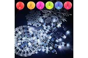 YOOUMOGA 40pcs LED Balloon Lights Warm White, Mini Paper Lantern Lights Waterproof Mini Balloon Lights Battery Operated LED Party Lights for Paper Lantern Balloons Halloween Wedding Christmas Party Decoration