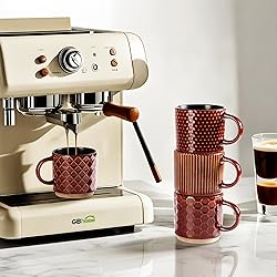 GBHOME 12 OZ Stackable Coffee Mugs, Ceramic Coffee