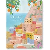 Studio Oh! Medium Deconstructed Hardcover Notebook Journals, Italian Vista | 6.5 x 8.62 inches, 192 ruled pages, lay-flat Coptic binding, 100 GSM paper weight, for work &amp; classroom writing, notes, ideas