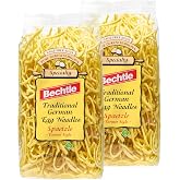 Bechtle Farmer Style Spaetzle: German Egg Noodles, 17.6oz (Pack of 2) | Authentic Traditional Pasta Made in Germany, 100% Natural Ingredients, Cage-Free Eggs &amp; Durum Wheat Semolina, Non-GMO, Kosher