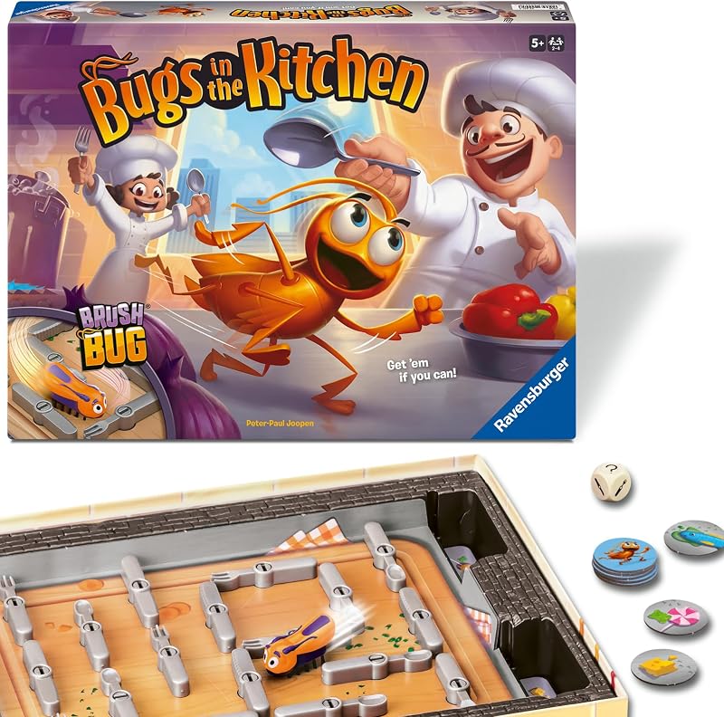 Ravensburger Bugs in the Kitchen Board Game for Kids 2-4 Players