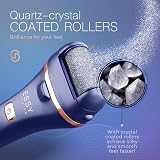 Essy Electric Foot File with 5 Rollers Navy Foot Callus Remover view 2