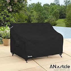 ANartcle 2-Seater Patio Loveseat Cover,58W x 32.5D