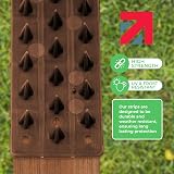 EarlyGrow Fence Wall Spikes 30-Pack Brown Made in UK Anti-Climb Deterrent view 3