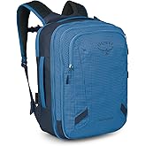 Osprey Transporter 26+6 Travel Pack, Blue OS | travel backpack, carry on bag, laptop sleeve, personal item, work school travel, Blue color, OS size
