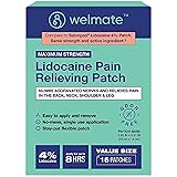 WELMATE | 4% Lidocaine Numbing Patch | Maximum