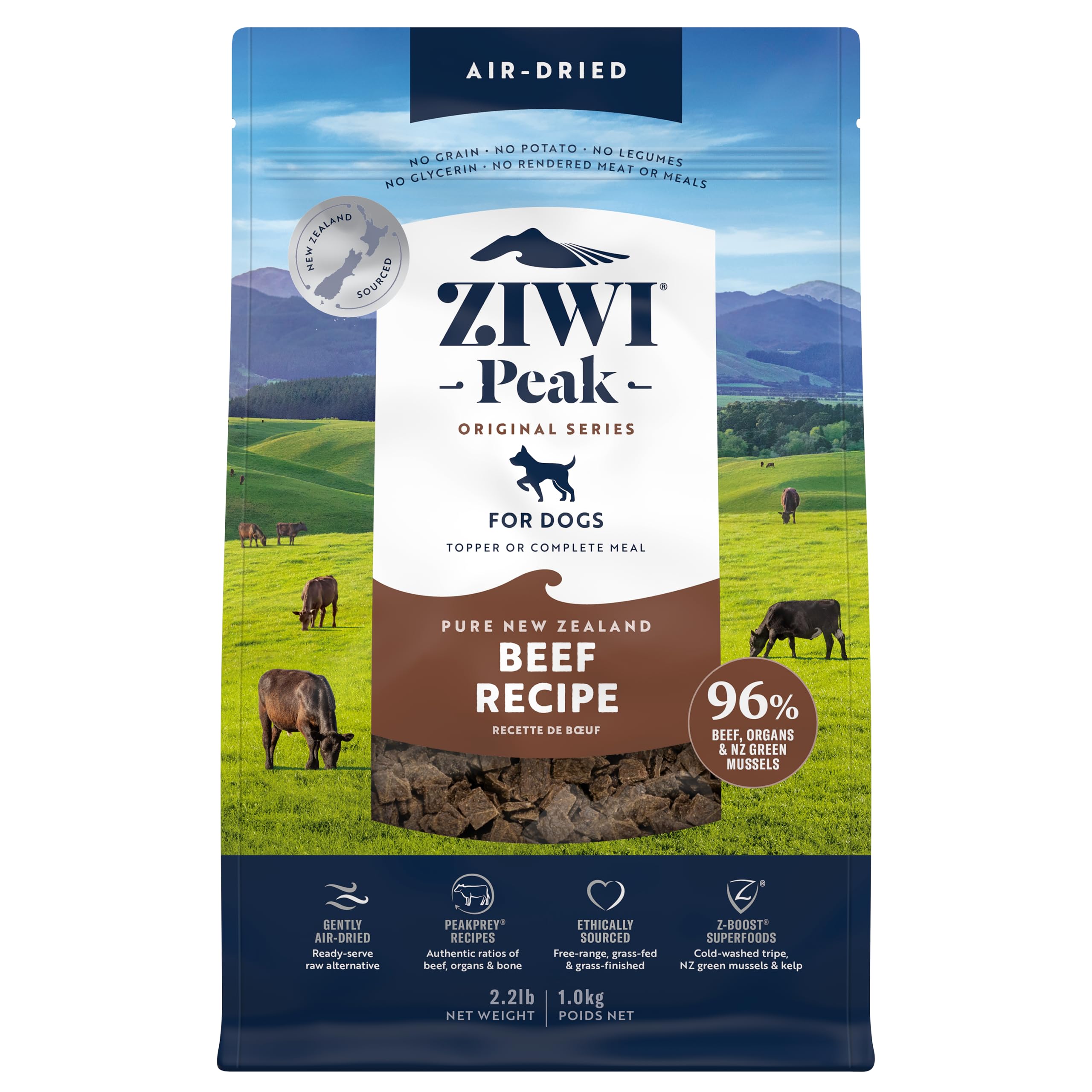 ZiwiPeak Daily Dog Cuisine Pouches Beef, 1 kg โ image 1