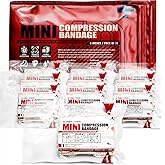 EVERLIT Mini 4 x 6 Inch Emergency Bandage Compression Trauma Pressure Wound Dressing Sterile Vacuum-Sealed for Bleeding Control, Gun Shot, Medical Kit, First Aid IFAK (10)