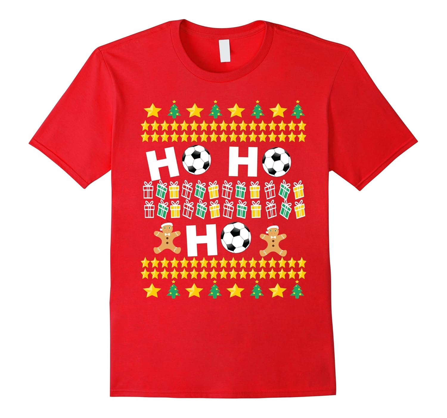 Soccer Ugly Christmas Sweater T-Shirt-ANZ