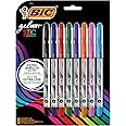 BIC Gel-ocity Smooth Stic Gel Pen, Medium Point (0.7mm), Assorted Colors, 8-Count, Vibrant and Smooth Gel Ink Pens