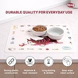 TRIXIE Trixie Comic Cat Print Place Mat 44 x 28 cm Non-Slip Easy Clean view 5