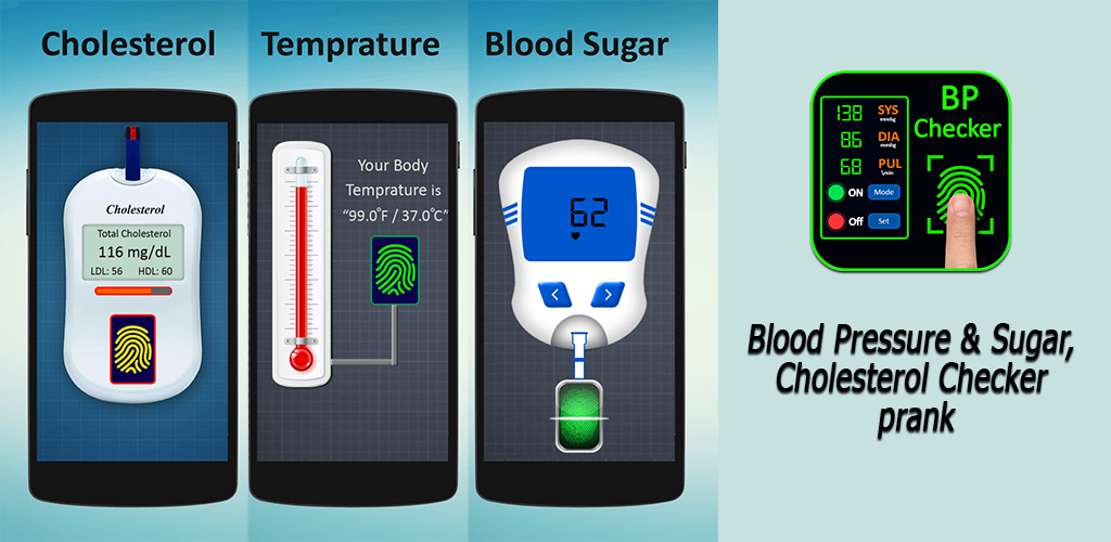 Blood Pressure Sugar Cholesterol Checker prank Pricepulse