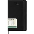 Moleskine 2024 Weekly Planner, 12M, Large, Black, Hard Cover (5 x 8.25)