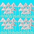 VAIPI 20 PCS DIY Color Filled Kite for Kids Kite Making Kit Bulk, Painting Kites for Adults Decorating Colorful Life Kites Party Pack Extremely Easy to Fly for Beginners
