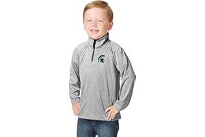 Little King NCAA Toddler Boys 1/4 Zip Pullover Wind Shirt-100% Polyester-Sizes 2T 3T 4T 5T