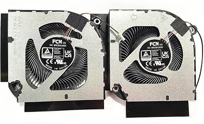 Fleshy Leaf CPU GPU Cooling Fan for Acer Nitro 5 AN515-58 AN517-55 AN515-46 12V