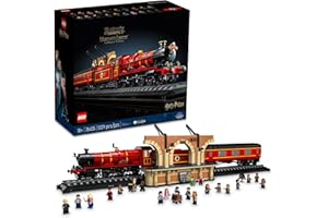 LEGO Harry Potter Hogwarts Express – Collectors' Edition 76405, Iconic Replica Model Steam Train from The Films, Collectible Memorabilia Set for Adults