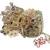 Mpbxisn Mystery Jewelry Jar - Vintage Jewelry Set for Women, with Necklaces, Earrings, Bracelets, Rings & Anklets - Unique Gift Idea for Christmas, Birthday & Party