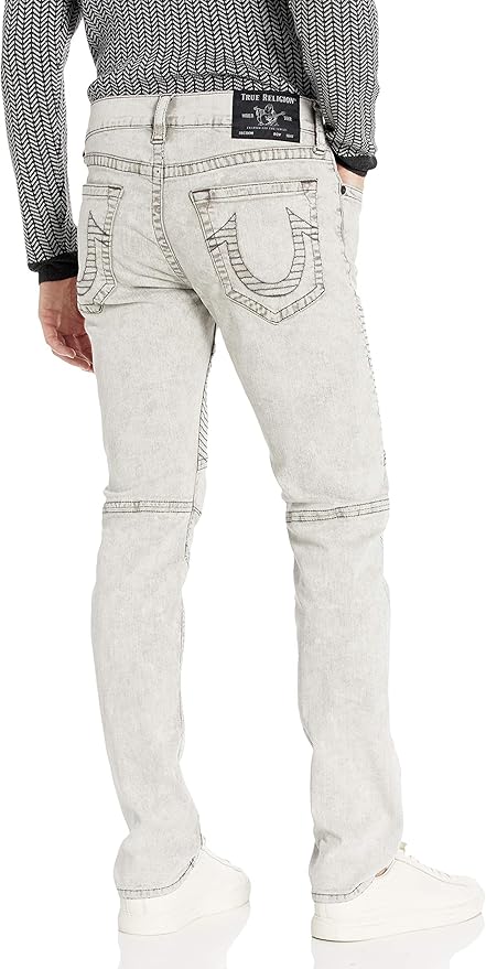 True Religion 真实信仰 Rocco Moto 修身款 机车风格 男式牛仔裤 2.4折.97 海淘转运到手约￥350