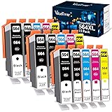 Valuetoner 15-Pack 564XL Ink Cartridges for HP