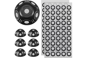 Kingdder 6 Pcs Multi-Angle Marker Set 6 Sided 100 Point 3D Scanner 6mm Dot Scanning Spray Scanner Turntable Compatible, Accurate Tracking Marker Tracking Dot Reference Point for 3D Scanning