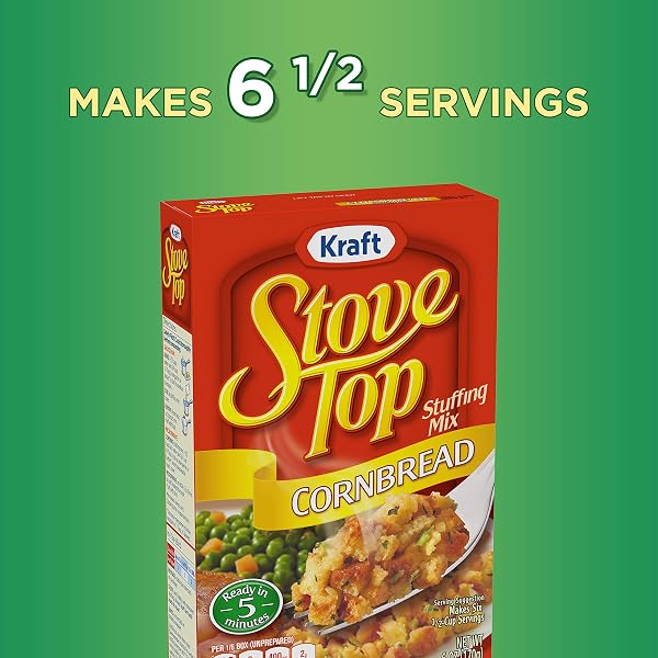 STOVE TOP STOVE TOP STUFFING MIX, CORNBREAD, 6 OUNCE, 6 OZ
