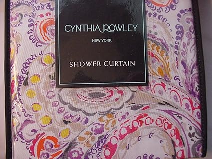 Amazon Com Cynthia Rowley Eaton Paisley Orange Purple Gray Red