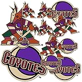 Desert Cactus Arizona Coyotes Team NHL National Hockey League Sticker Vinyl Decal Laptop Water Bottle Car Scrapbook (Type 1 New Logos)