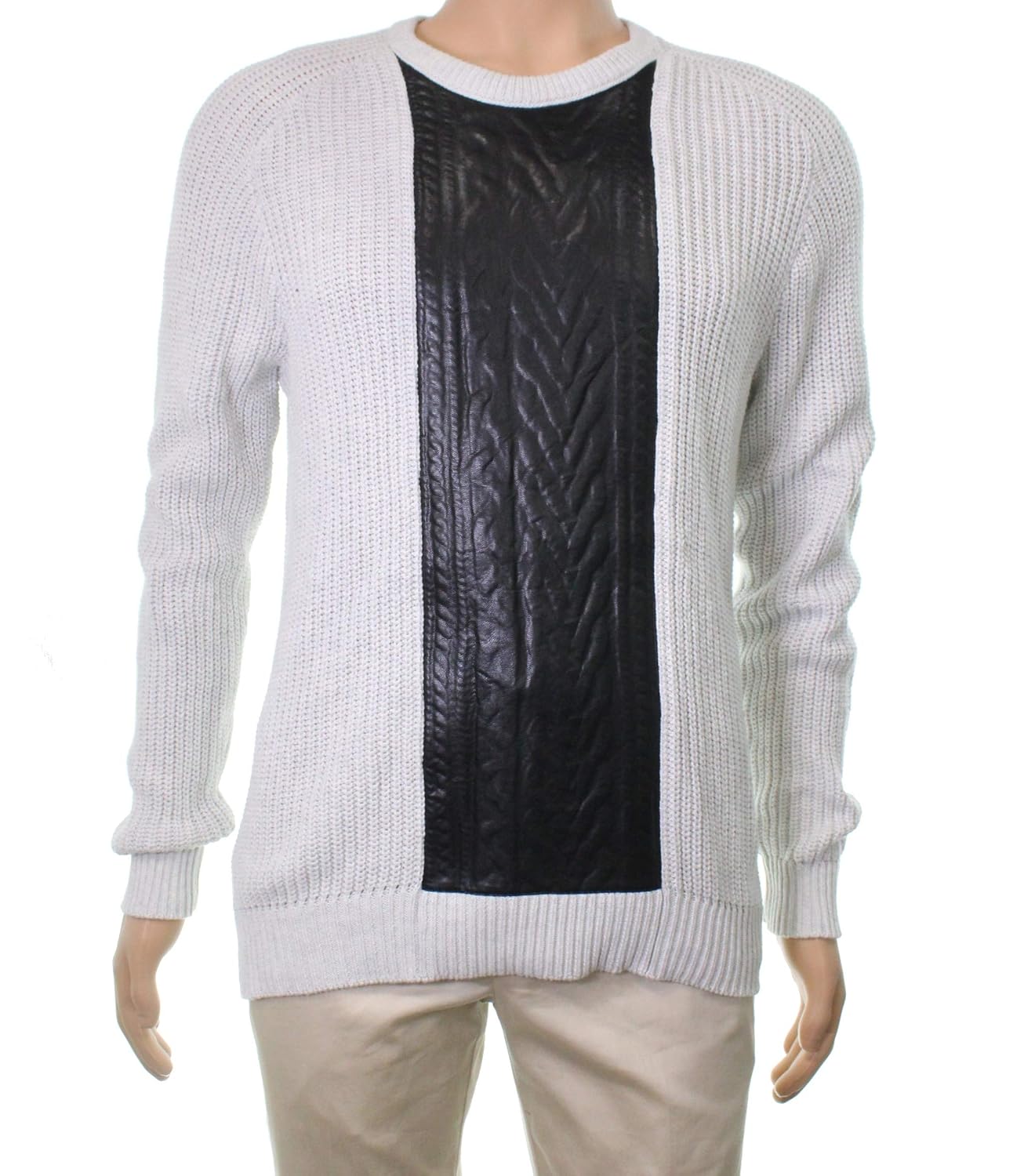 Clothing INC Mens Faux Leather Panel 