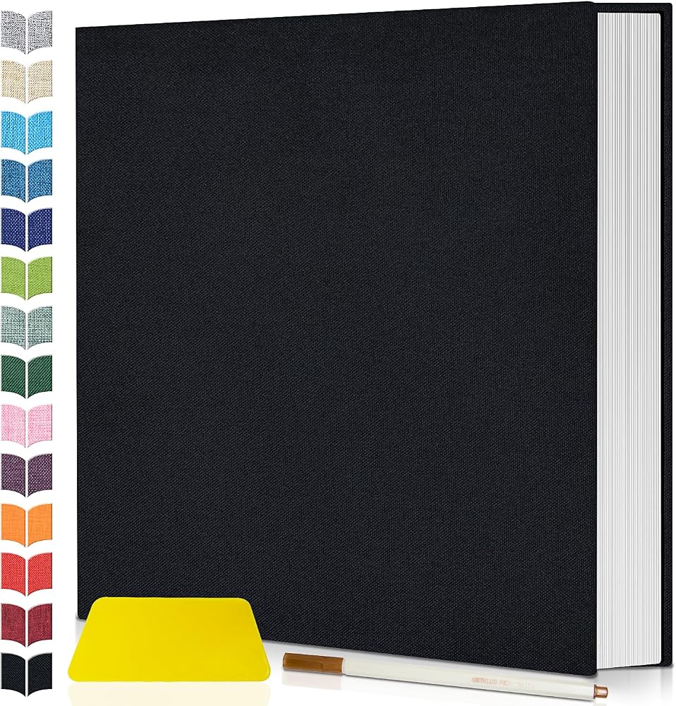Artfeel Photo Album Self Adhesive Scrapbook,Large Photo Book for 4x6,5x7,8x10 Pictures,DIY Album for Baby Wedding Family Trav
