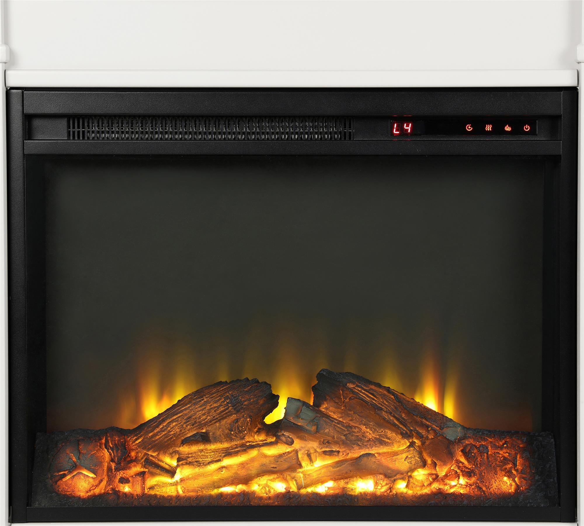 Ameriwood Home Manchester Fireplace TV Stand, White