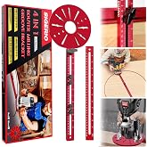 Sigerio 4 in 1 Router Circle Cutting Jig for Cutting Large Circles 10"-58" | Aluminum Alloy,Cutting Large Circles&amp;Arcs,Adjustable router jig,Multifunctional Router Guide,for Bosch/RYGID/Makita Routers