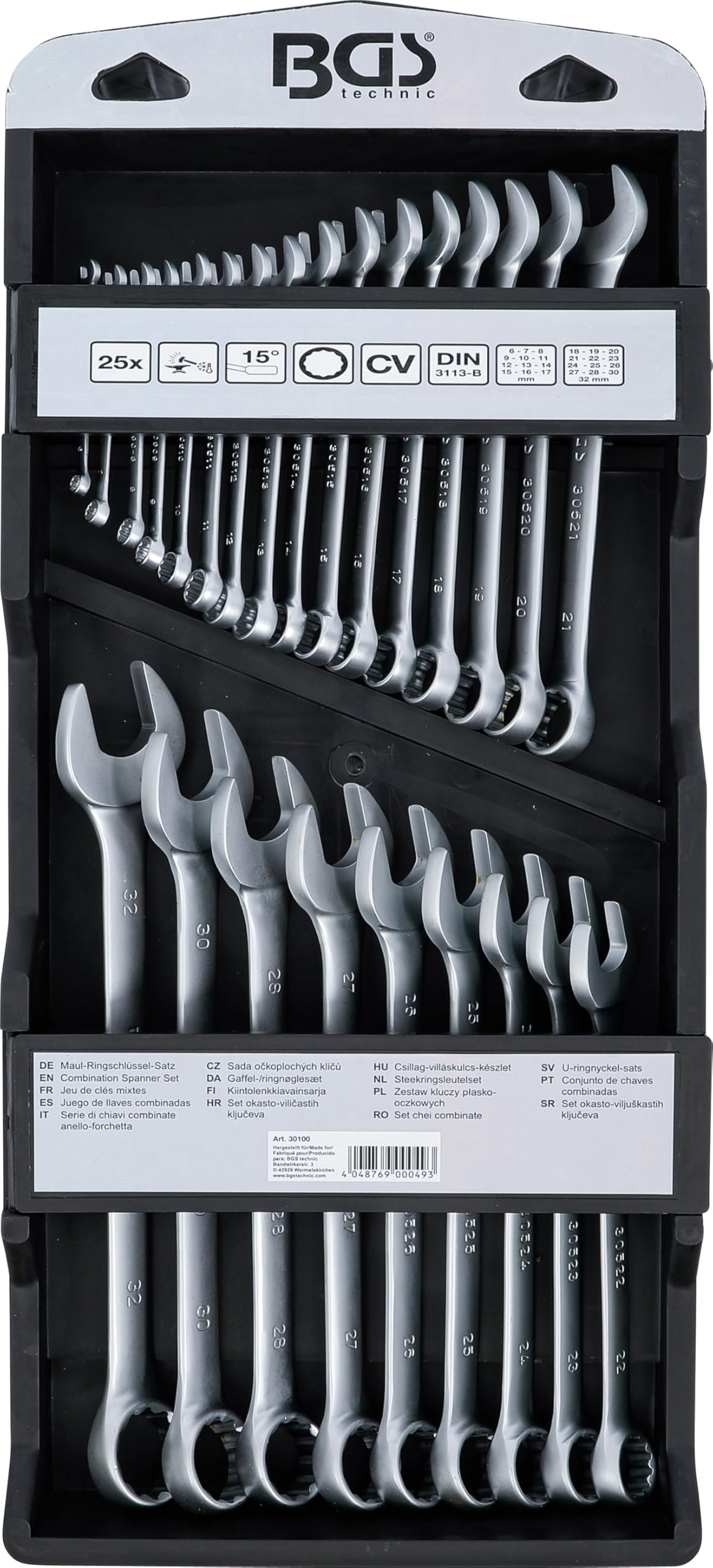 BGS 30100 | Combination Spanner Set | 6 - 32 mm | 25 pcs.