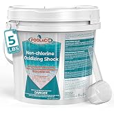 POOLACC Non-Chlorine Spa Shock for Hot Tub, 5 lbs | Chlorine-Free Shock Oxidizer Treatment, For Hot Tubs, Spas and Swimming Pools, Fast Acting, Quick Dissolving Oxidizing Shock