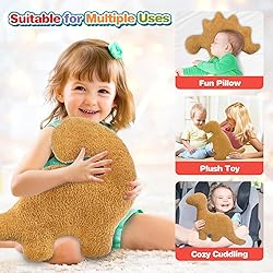 Aiideals Dino Nuggets Pillow, Dinosaur Chicken